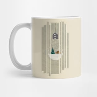 Christmas light illustration Mug